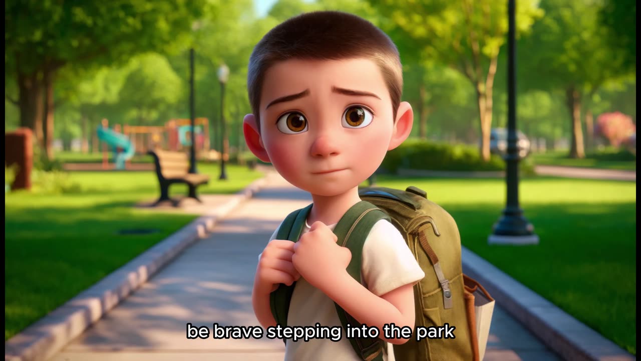 Courage in the Park _ Leo's Leap of Faith _ Kids Story _ Learning English _ 4k