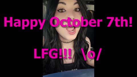 It's October 7th