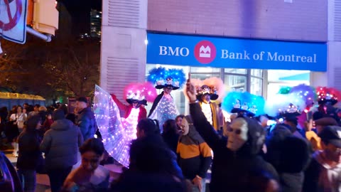 【4K】Halloween Toronto Nightlife Downtown Canada 🇨🇦