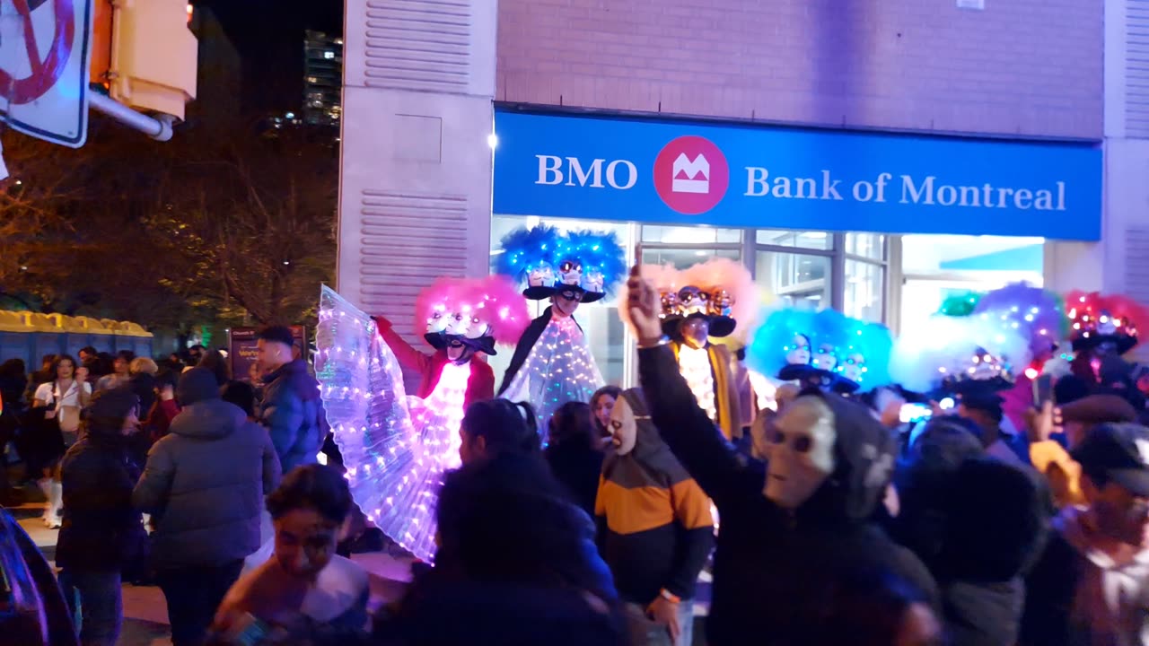 【4K】Halloween Toronto Nightlife Downtown Canada 🇨🇦