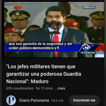 O que lula disse para maduro sobre a guarda nacional lá em 2013? Quer ouvir solta o play...