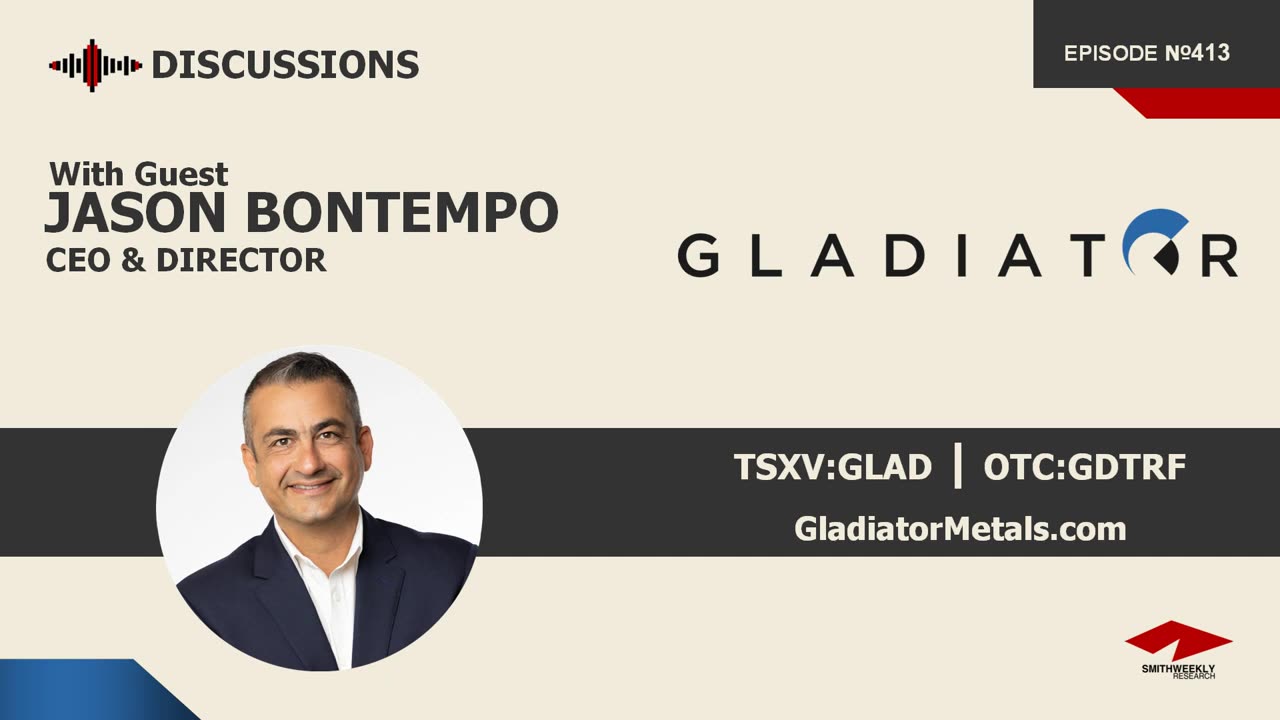 Discussion with Jason Bontempo | Gladiator Metals (TSXV:GLAD)