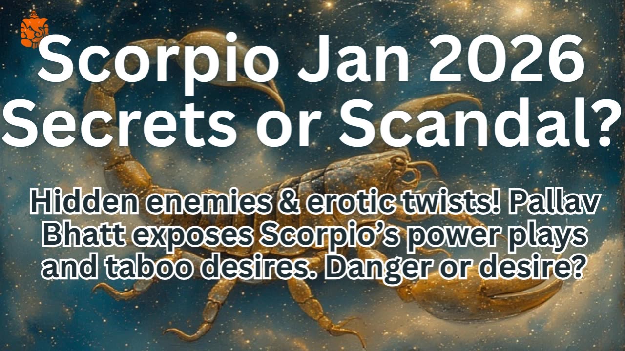 Scorpio January 2026: Secrets or Scandal? – Pallav Bhatt Warns