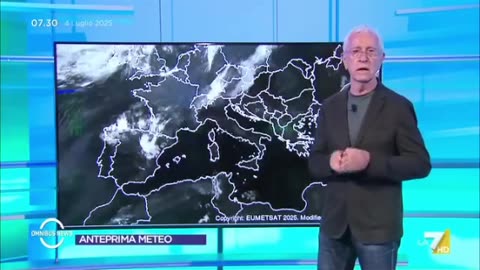 Questa mattina ha illustrato come sempre le previsioni del tempo️️....