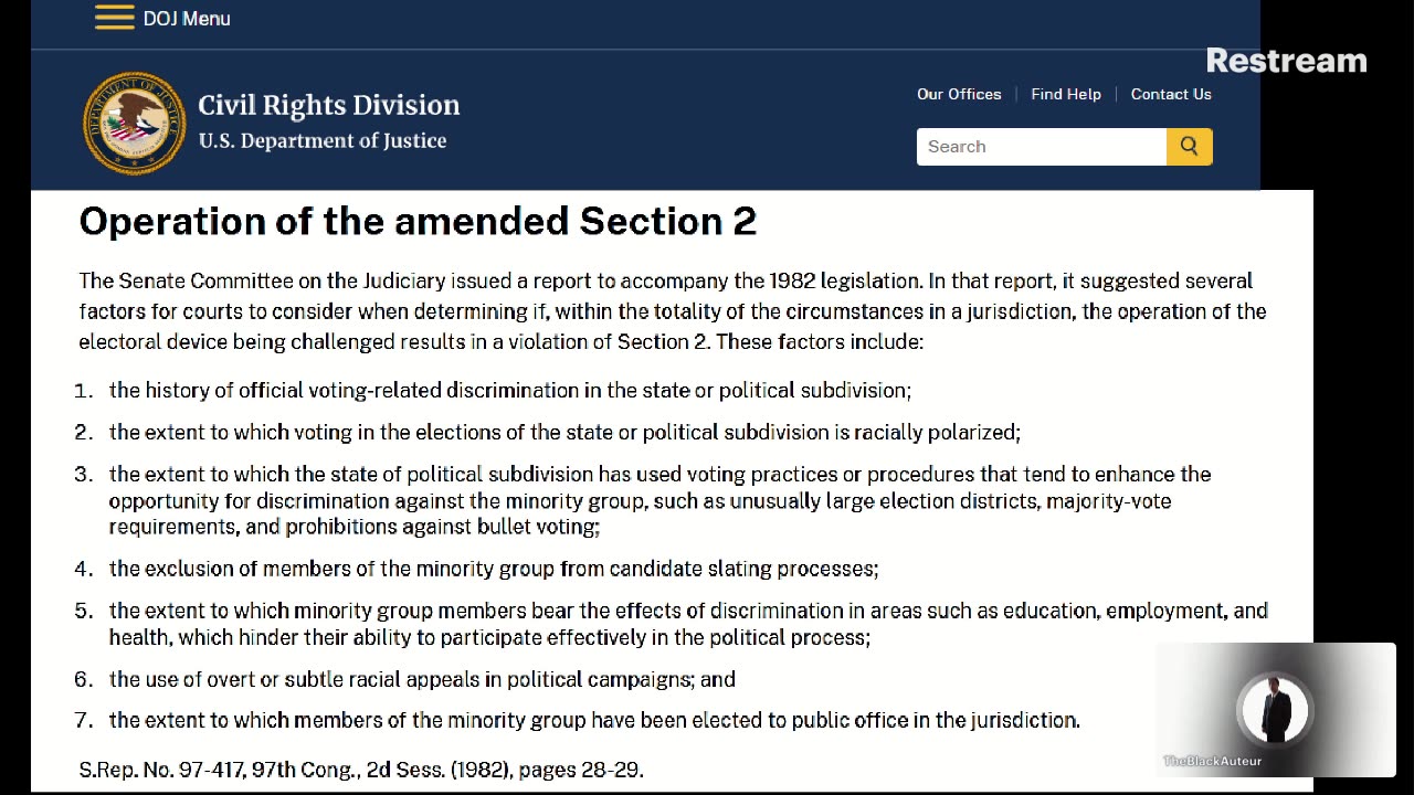 What does Abortion have to do with the Voting Rights Act?