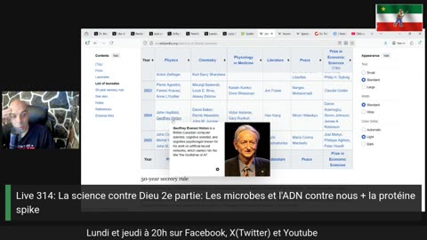 Live 314: La science contre Dieu 2e partie: Les microbes et l'ADN contre nous + la protéine spike