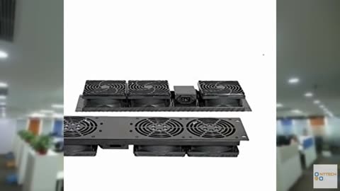 RAISING ELECTRONICS Rack Mount 3-Fan Cooling Unit 3U for Server Cabinet