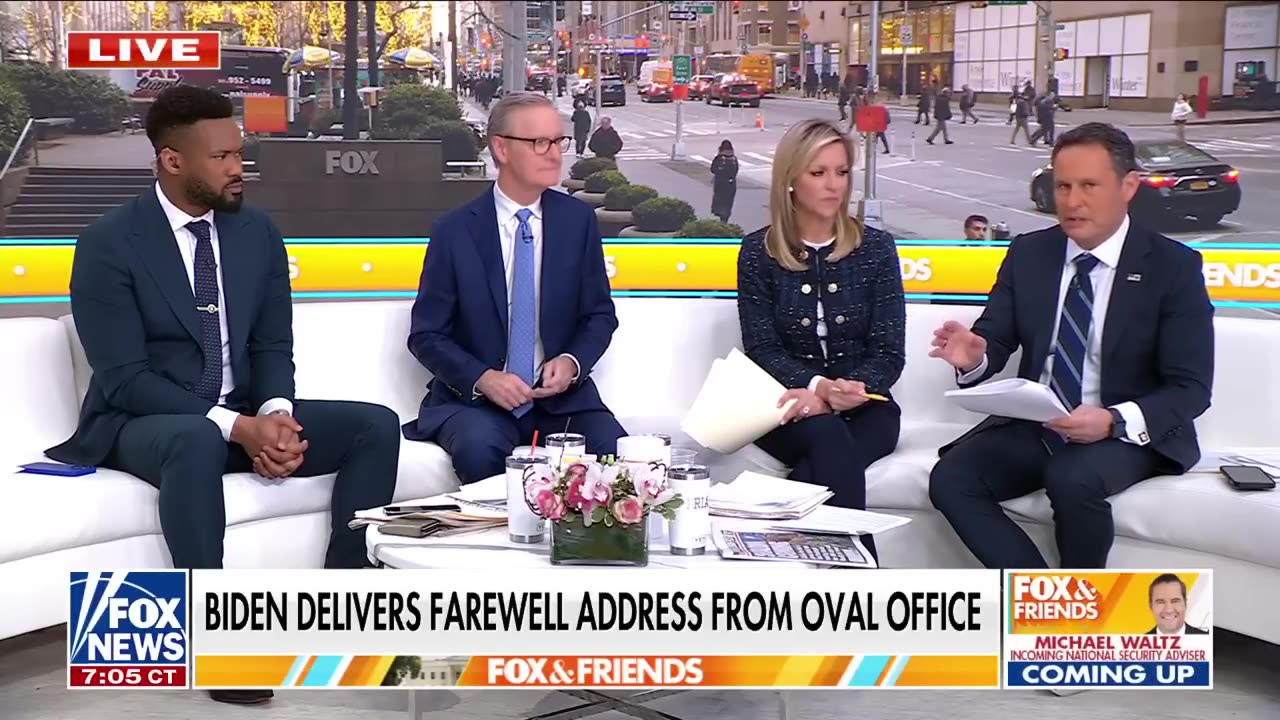 Peter Doocy, hosts react to Biden's farewell warning to America