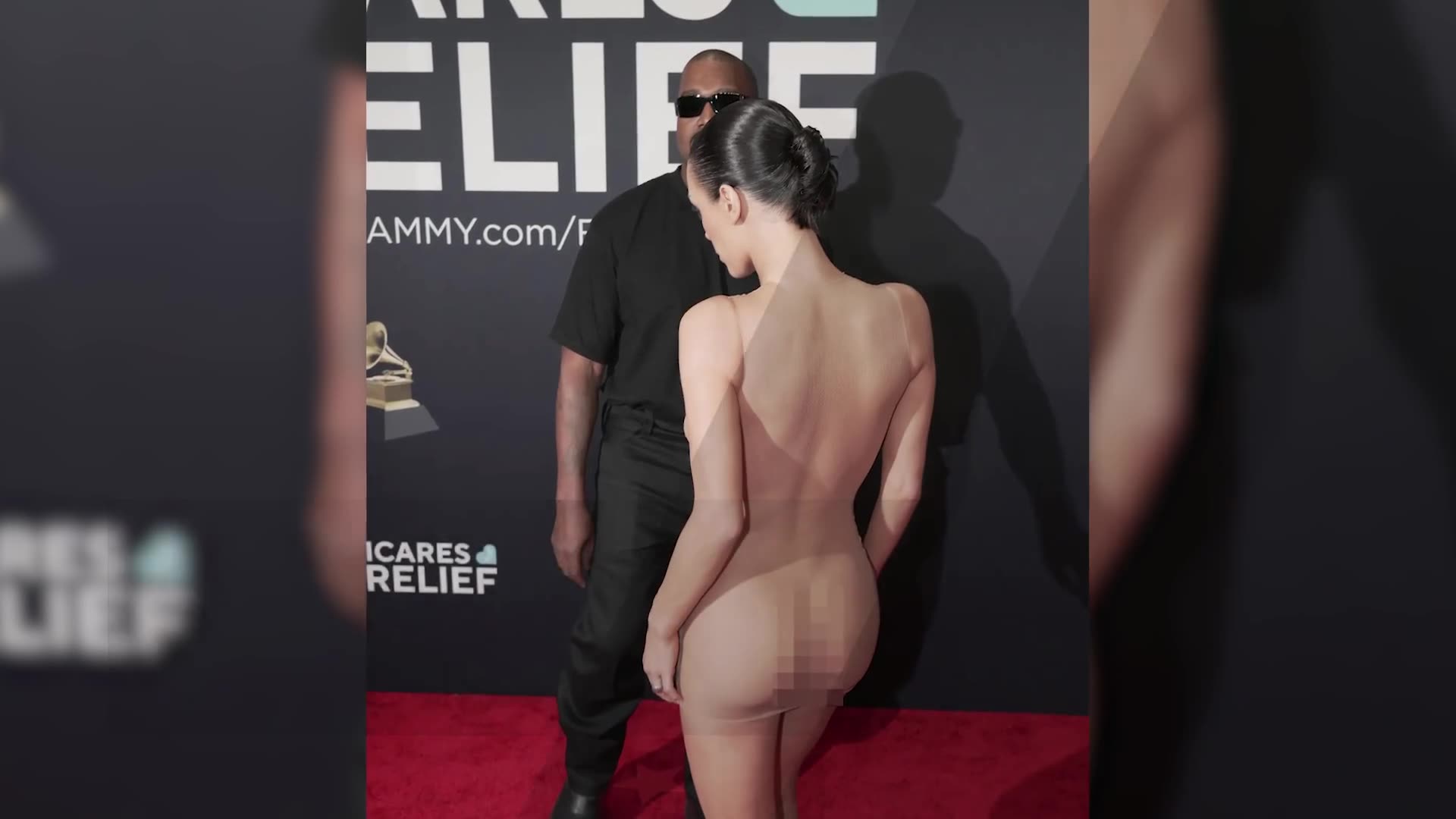 Here's what Kanye West said to wife Bianca Censori during nude Grammys 2025 red carpet appearance