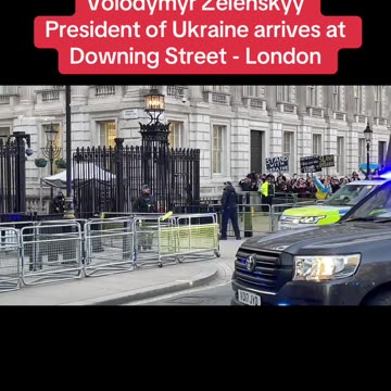 Volodymyr Zelenskyy President of Ukraine Arrived at Downing Street-London 🥹🤔
