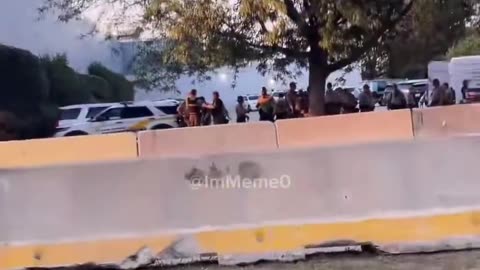 A handful of leftist losers came out to protest ICE in Chicago, shouting “Fvck you”