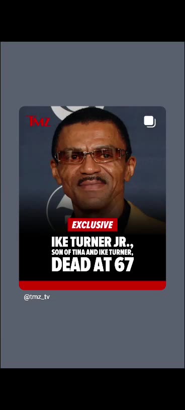 Rip to Ike turner the late singer Tina Turner son 🙏🕊🕯⚰️🪦10/14/25