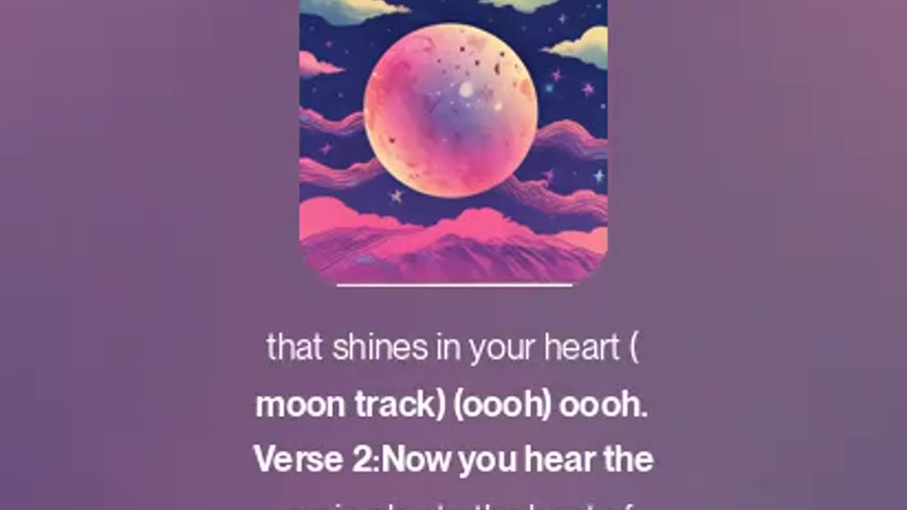 Moon Track Official lyric video
