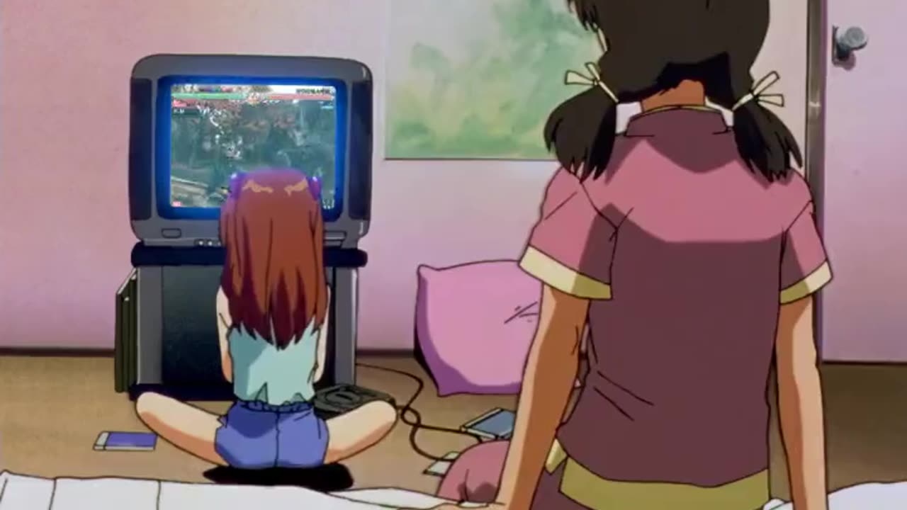 Asuka plays Virtua Fighter 4