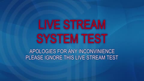 G4C Church Service Test Stream