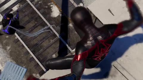 Pretty sure Miles just turn the dude into a vegetable there.