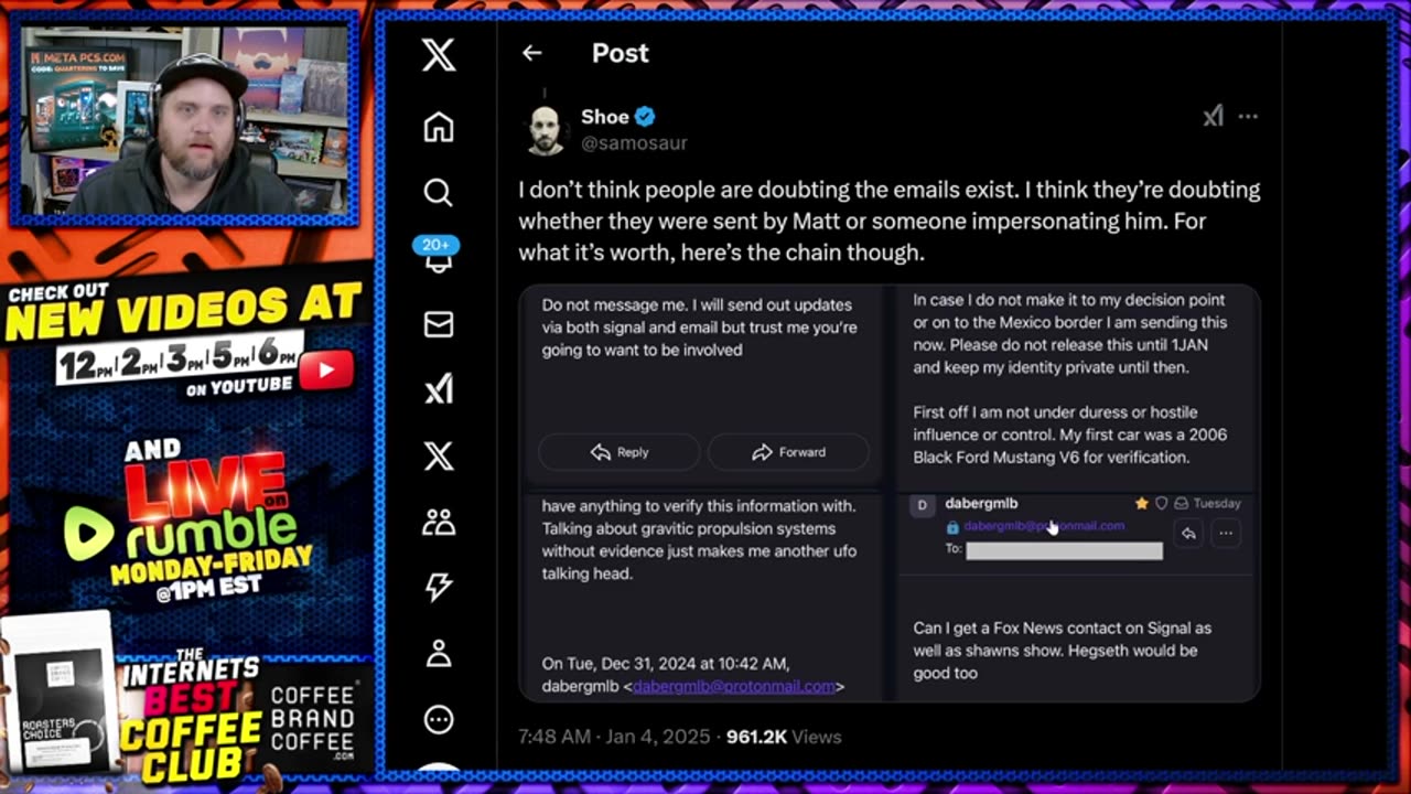 Quartering 1-4 Inconsistencies w/ Supposed Letters from Livelsberger the Supposed Cybertruck Bomber