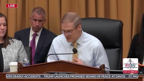 Chairman Jordan on the Repeated Attacks on President Trump by The Left - 01/22/26