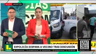 Familias y vecinos se enfrentan luego del asesinato de colectivero a manos de expolicía en Argentina