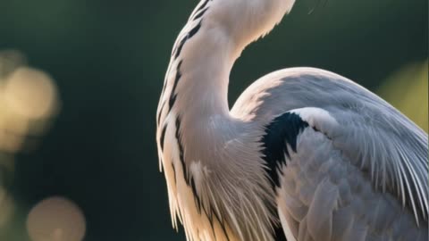 Heron Silent Fisher of Wetlands stand still for minutes while waiting for its prey?#facts #birds