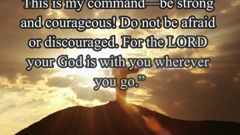 Joshua 1:9