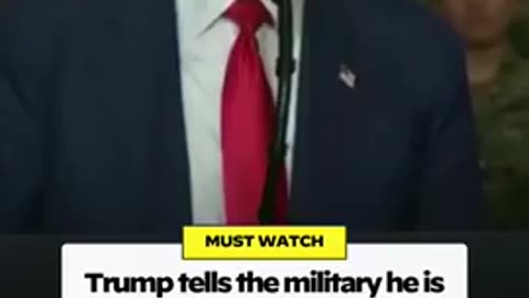Trump tells the military he is deploying troops against Americans ＂whether people like it or not.＂