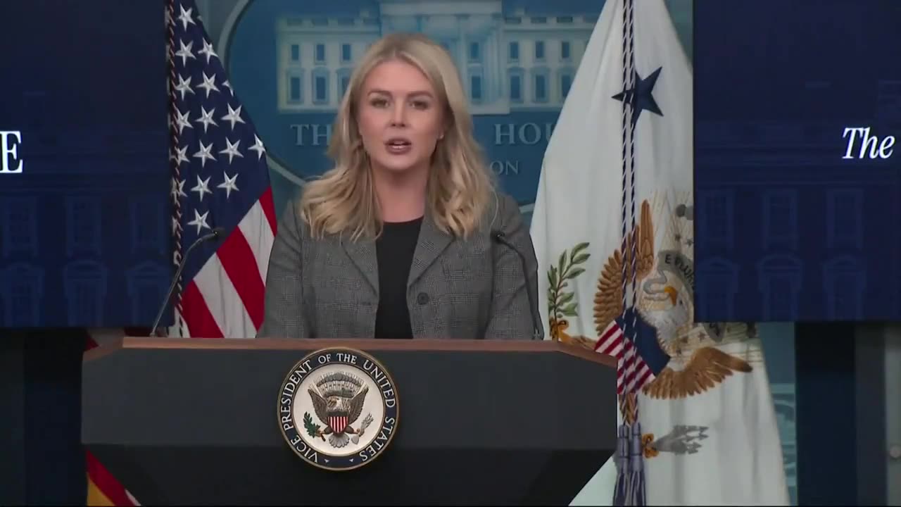 🚨🇺🇸 White House Press Secretary Karoline Leavitt | By now people shouldn’t be falling for “pass the blame” bs. It’s just the government there’s NO Left or Right
