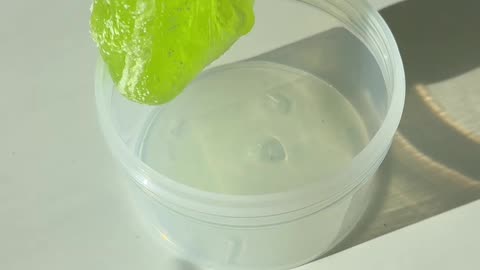 Adding SNOW to WATER SLIME ❄️