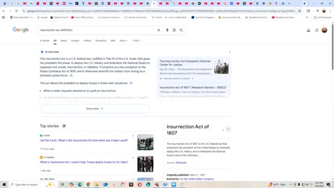 The Insurrection act/ Martial law/ Jacobs trouble