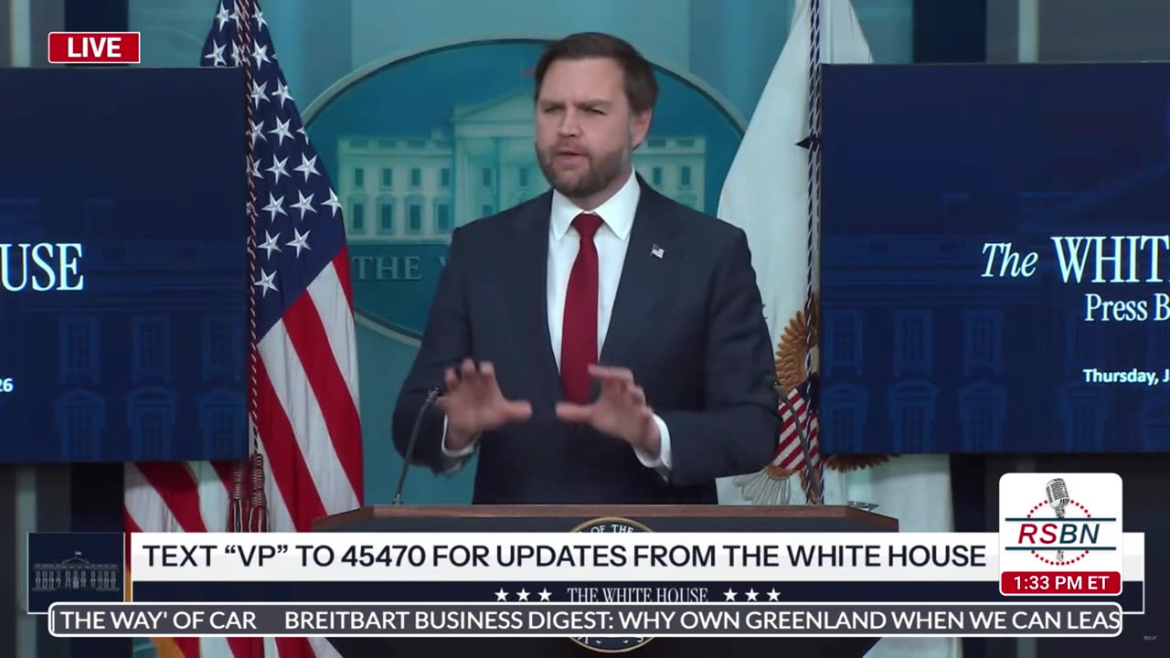 WATCH: Vice President Vance on how they are Combating Fraud against the Government - 1/8/26