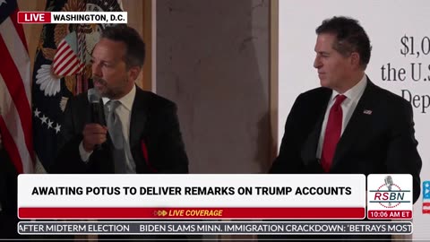 FULL REPLAY: Three Prominent Philanthropists Incl. Michael Dell Speak on Trump Accounts - 01/28/26