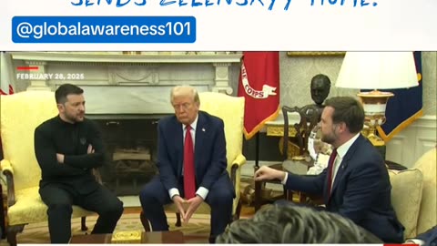 Ukraine President Zelenskyy publicly disrepects President Trump and VP Vance in WH