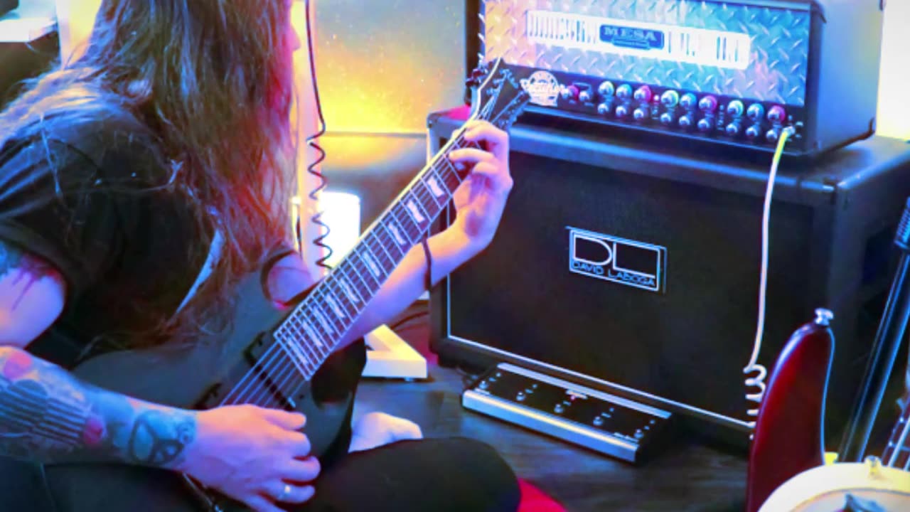 ESP LTD VP407 Viper 7 / Mesa Boogie Triple Rectifier Solo Head 150 W / David Laboga 212FS