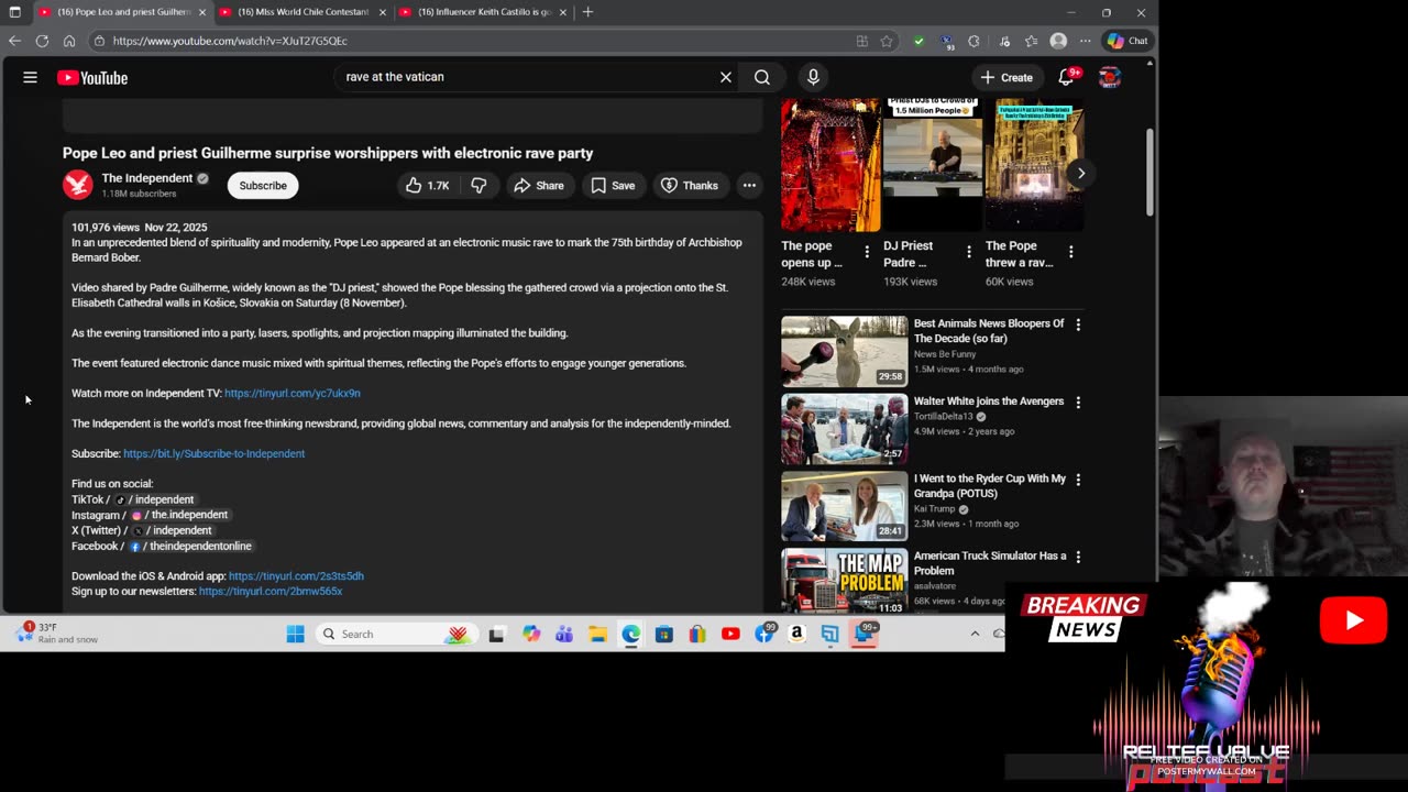 Rave at the Vatican?