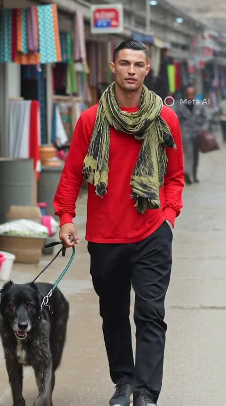 Cristiano Ronaldo Walking Through a Local Market! (Unexpected Sight)