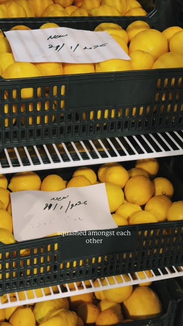 How we store our lemons to keep them fresh! 🍋
