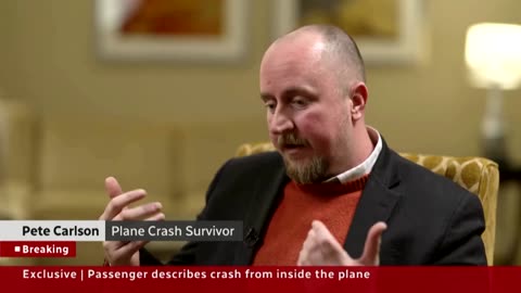 'Upside down, still strapped in': Delta passenger recalls plane crash