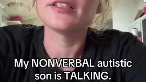 "My nonverbal son just spoke for the FIRST TIME in over THREE YEARS!"