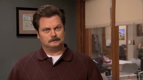 Ron Swanson on Government - Parks and Recreation - classic television, comedy