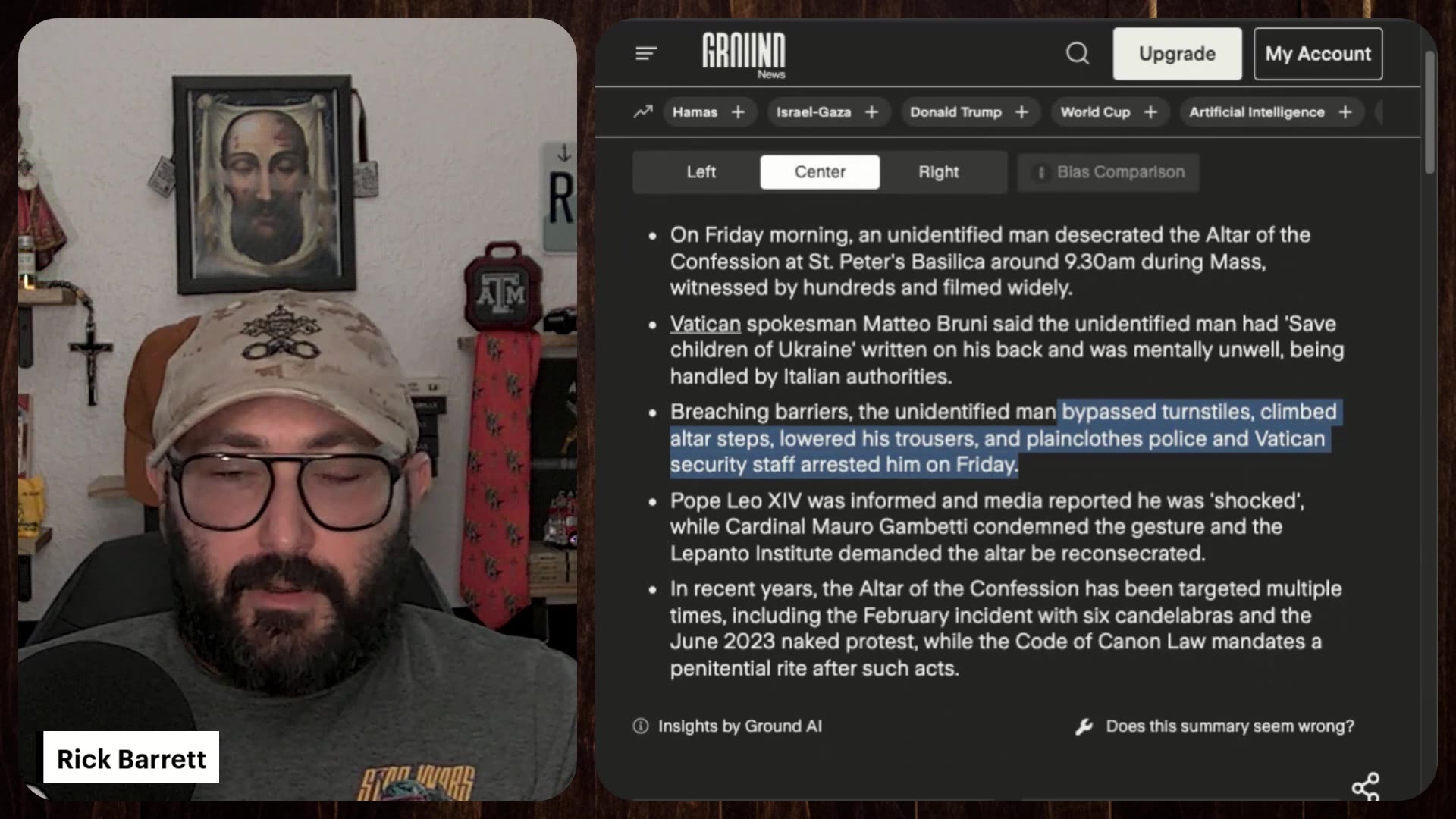 Trump The Peacemaker, CA Glock Ban, Desecration At The Vatican | EP. 199