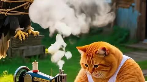 Cat orange