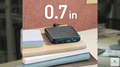 Anker USB C Charger, 543 (65W II), PIQ 3.0 & GaN 4-Port Slim Fast Wall Charger,