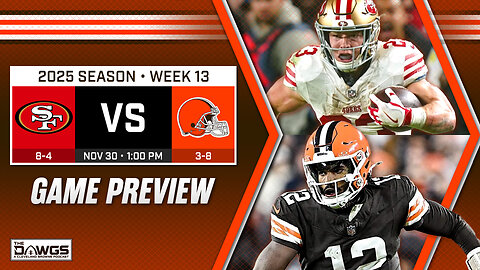 49ers x Browns: Game Preview - Can the Browns Win Back-to-Back for the First Time in 30 Games?