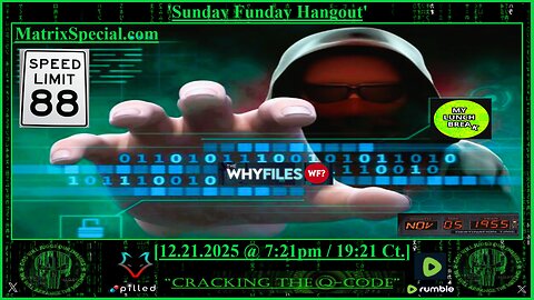 "CRACKING THE Q-CODE" ~ 'Sunday Funday Hangout'