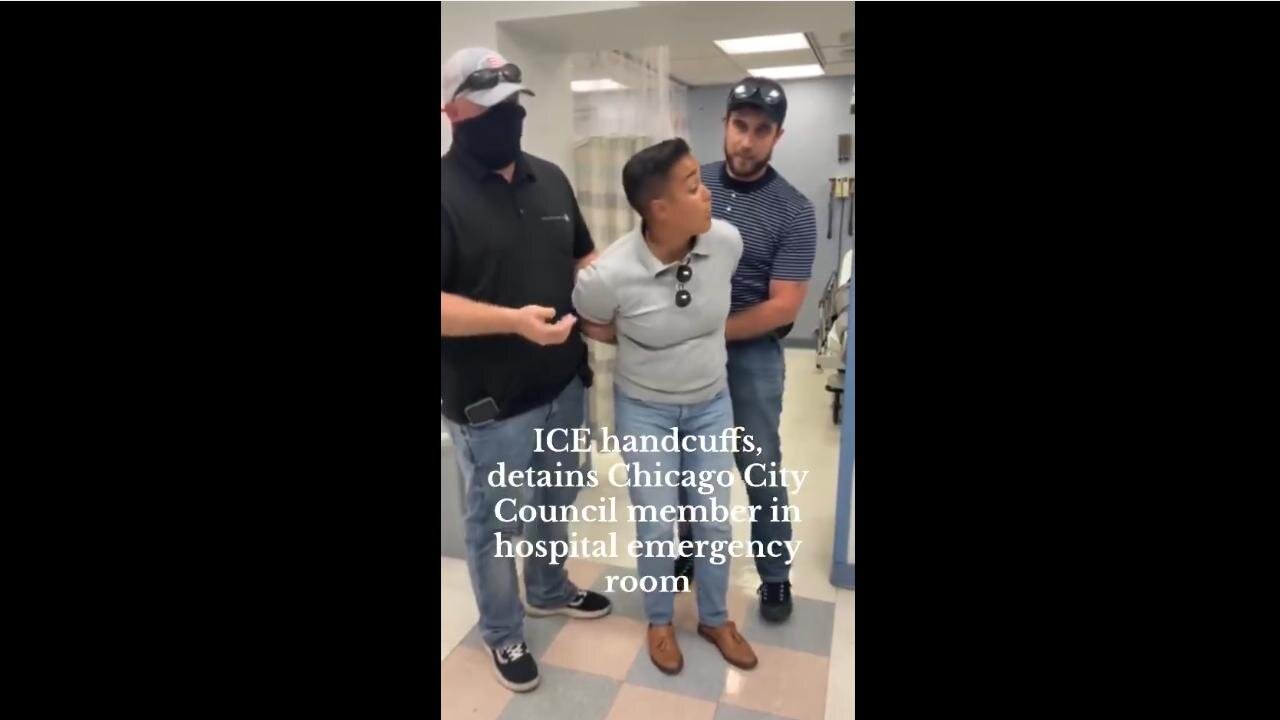 Says to ICE, "I'm an elected official!" - insists the Illegal alien has Constitutional Rights - is arrested.