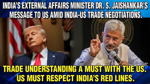 LIVE : 07-10-25 | JAISHANKAR WARNS US: DON'T CROSS INDIA'S RED LINES IN TRADE TALKS