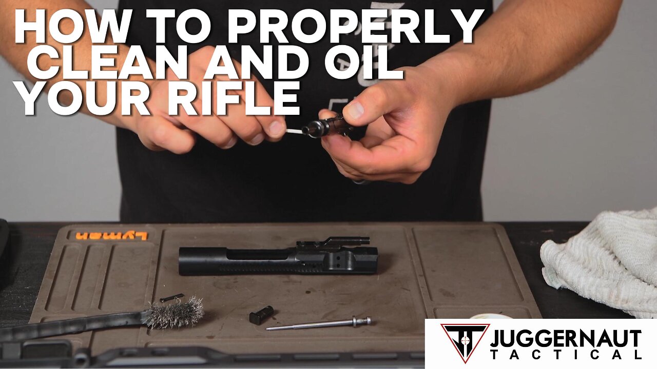 How to properly clean and oil your rifle