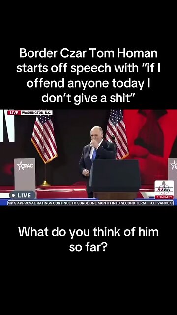 Border Czar Tom H. I love this guy!