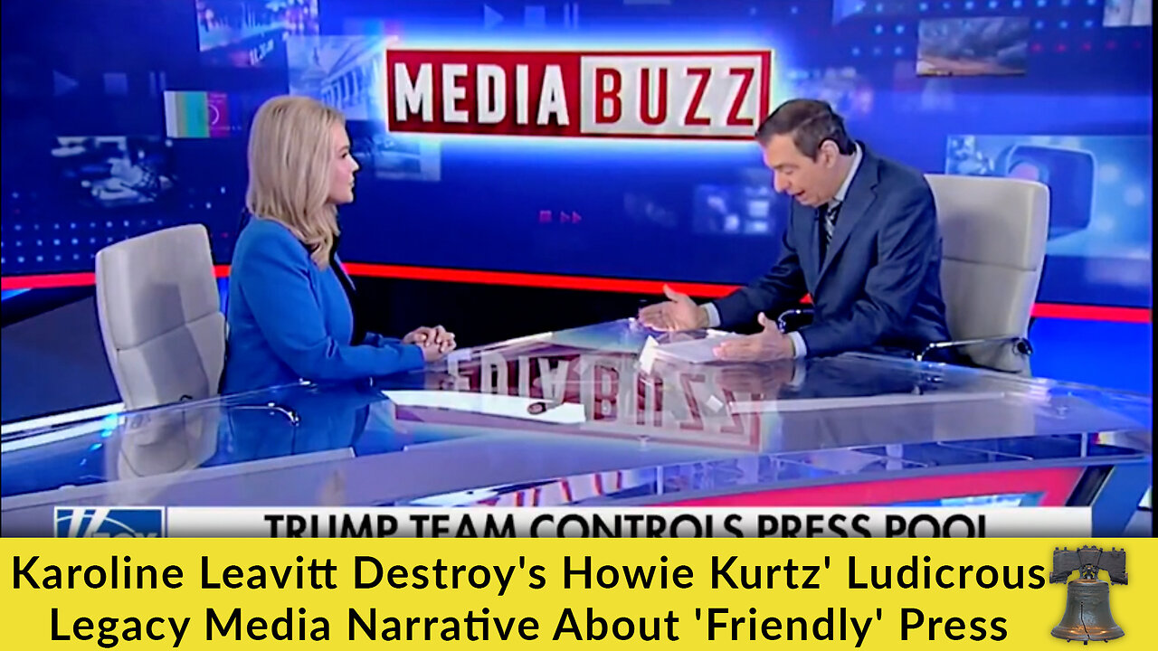 Karoline Leavitt Destroys Howie Kurtz' Ludicrous Legacy Media Narrative About 'Friendly' Press