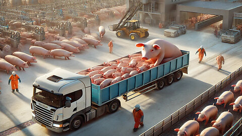 How Australian Farmers Transport and Process Millions of Pigs | #howtoprocess #pigs #australia